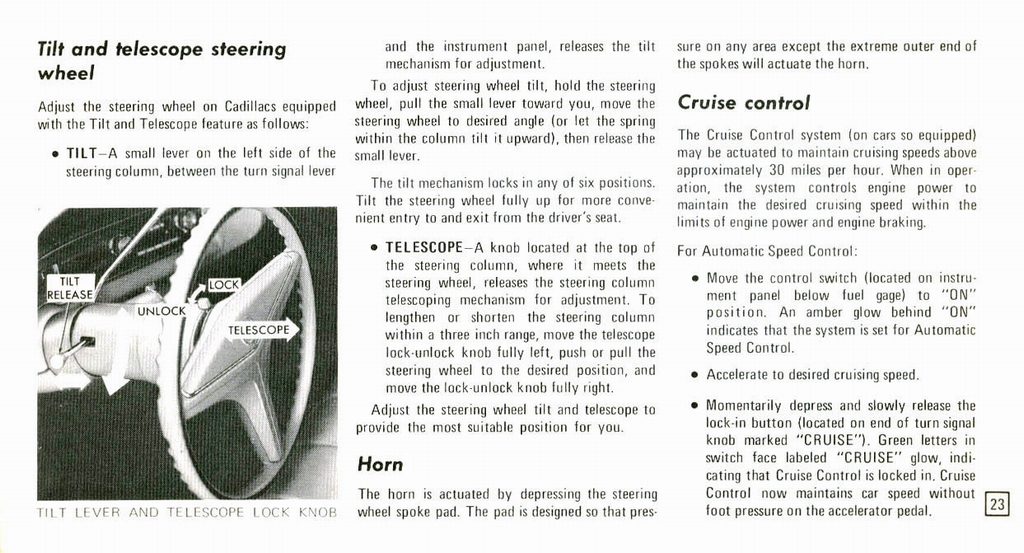 1973 Cadillac Owners Manual Page 18